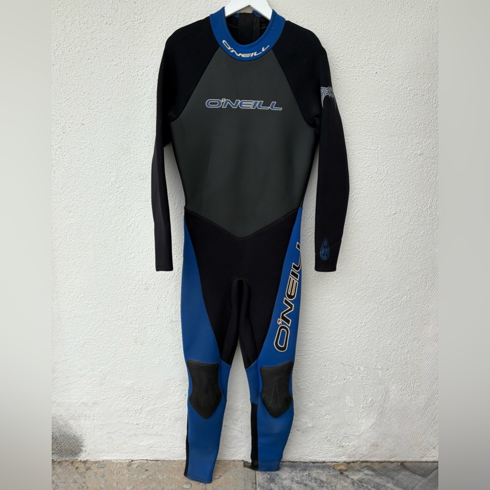 O'NEILL HAMMER Men's Black/Blue Full Body Wetsuit 3:2 mm EUC Size Large
